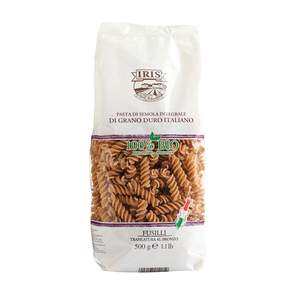 [IR-CP-SPIRAL500] 500g - Spirales complètes (Fusili integrali) bio - Iris