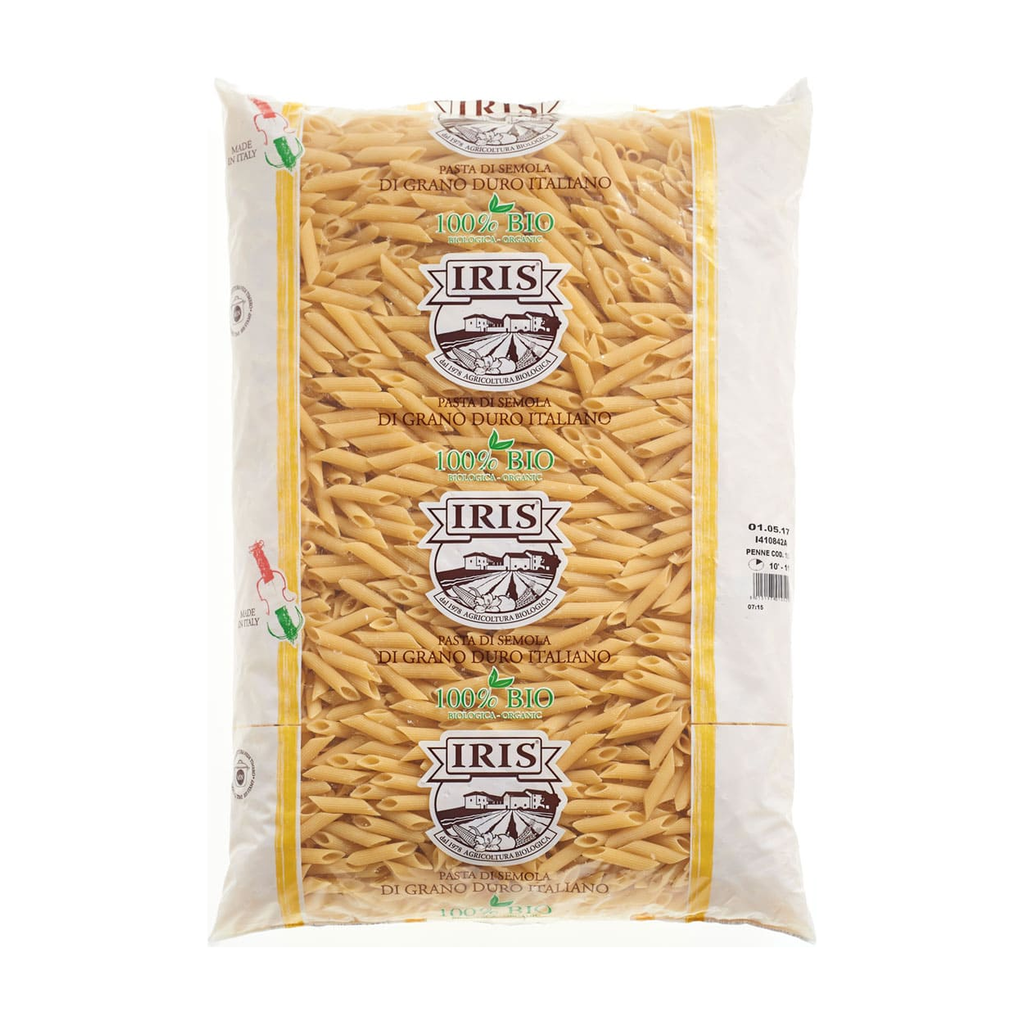 [IR-BL-PENNE5KG] 5kg - Penne blanches (Penne semola) bio - Iris