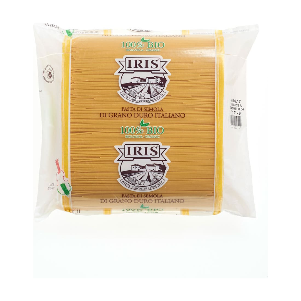[IR-BL-SPAG5KG] 5kg - Spaghettis blanches (Spaghetti semola) bio - Iris