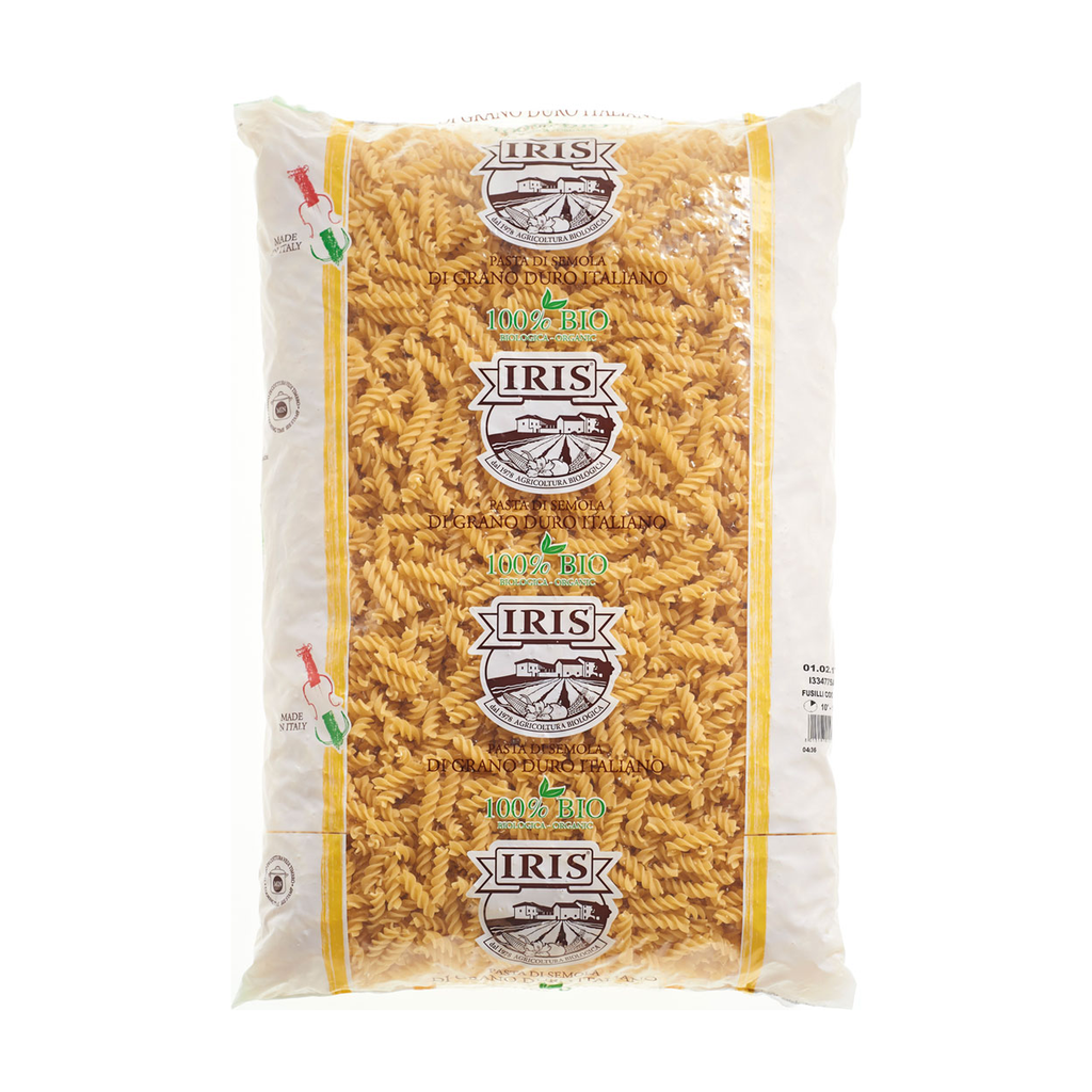 [IR-BL-SPIRAL5KG] 5kg - Spirales blanches (Fusili semola) bio - Iris