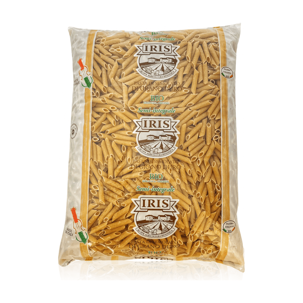 [IR-DC-PENNE5KG] 5kg - Penne demi-complètes (Penne semolato) bio - Iris