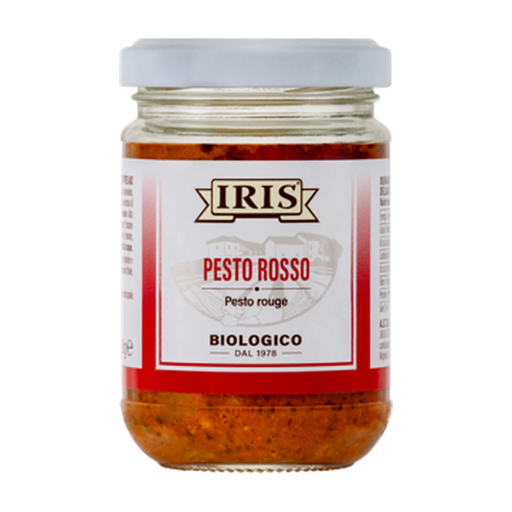 [IR-A77PS001130IR] 130g - Pesto rosso (Pesto rouge avec tomates séchées) bio - Iris