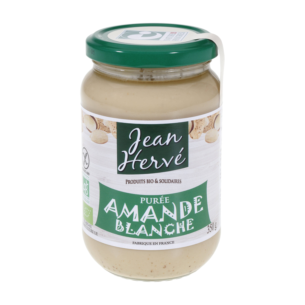 [JH-PURAMBL350] 350g - Purée d'amande blanche bio - Jean Hervé