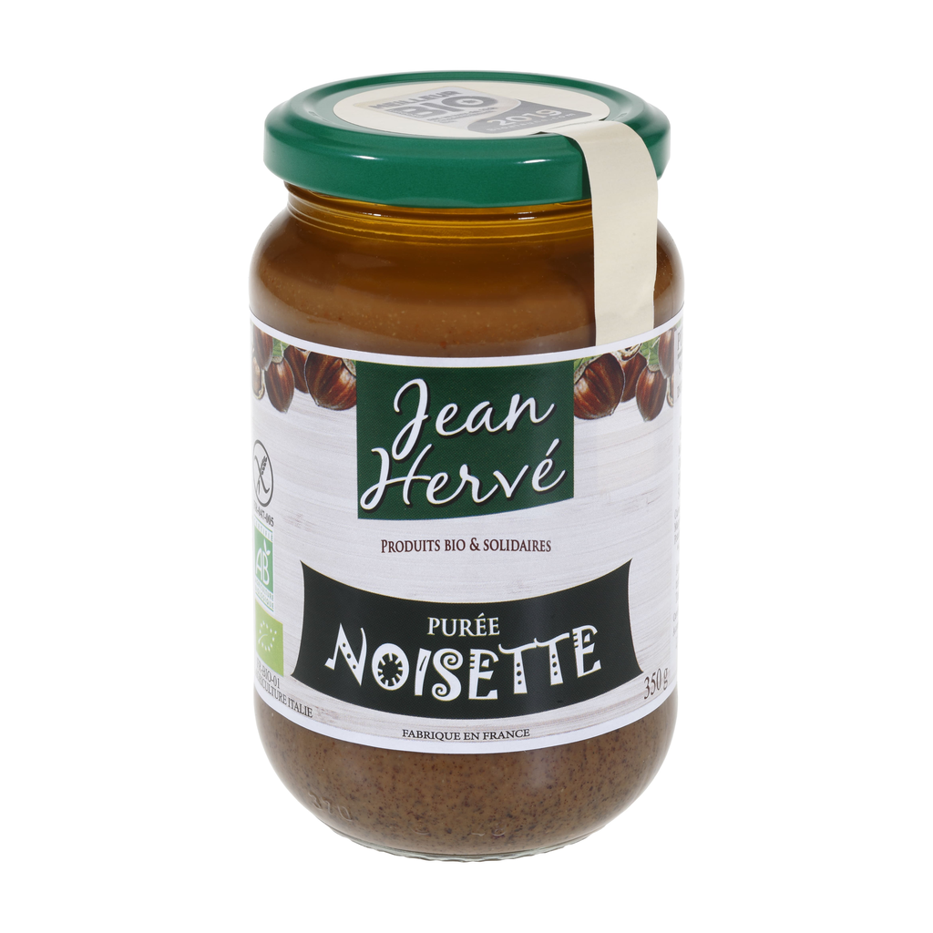 [JH-PURNOIS350] 350g - Purée de noisette bio - Jean Hervé