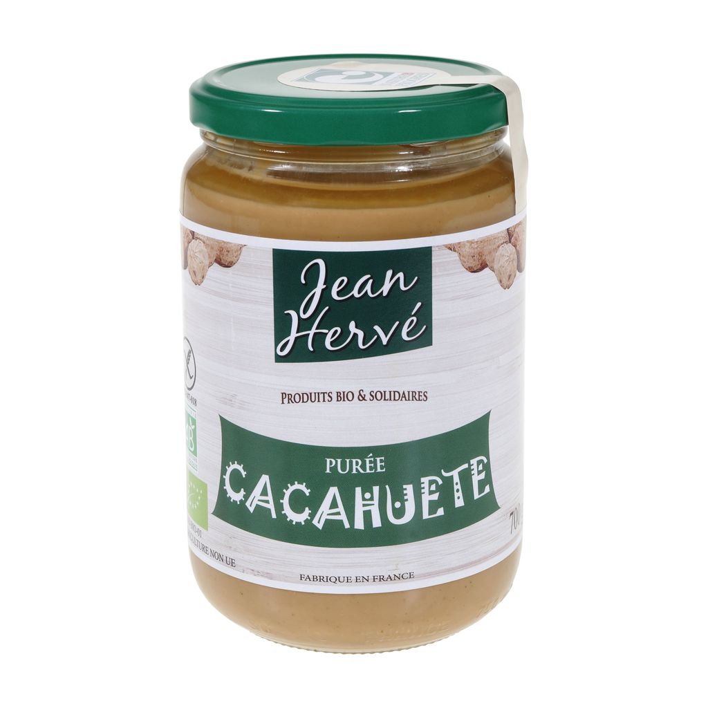 [JH-PURCACAH700] 700g - Purée de cacahuète bio - Jean Hervé