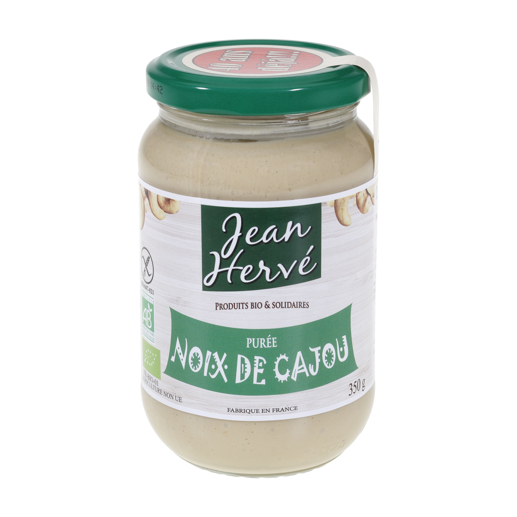 [JH-PURCAJ350] 350g - Purée de noix de cajou bio - Jean Hervé