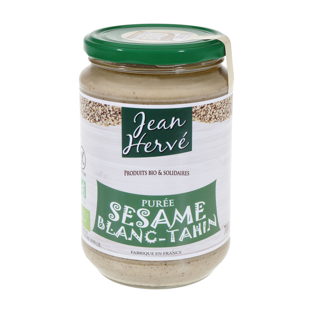 [JH-PURSESBL700] 700g - Purée de sésame blanc bio - Jean Hervé