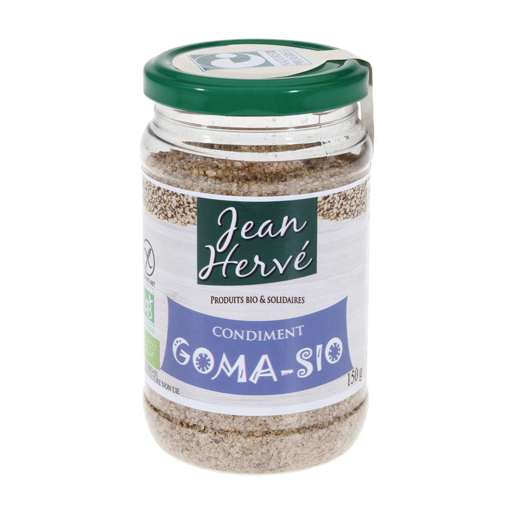 [JH-GOMASIO150] 150g - Goma-sio sésame et sel bio - Jean Hervé