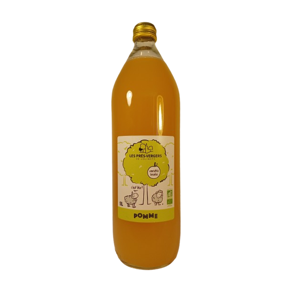 [JO-POMTR100] 1l - Jus de Pomme Trouble bio - Les Prés Vergers de Jolimetz
