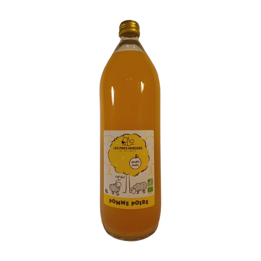 [JO-POMPO100] 1l - Jus de Pomme-Poire bio - Les Prés Vergers de Jolimetz