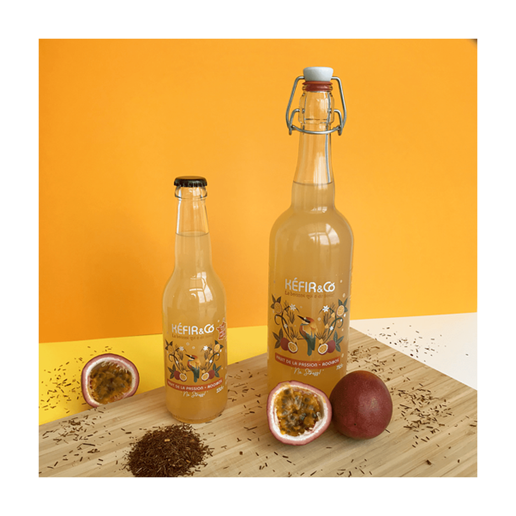 [KC-PARO75] 75cl - Kéfir Passion Rooibos bio (réemploi) - Kefir and Co