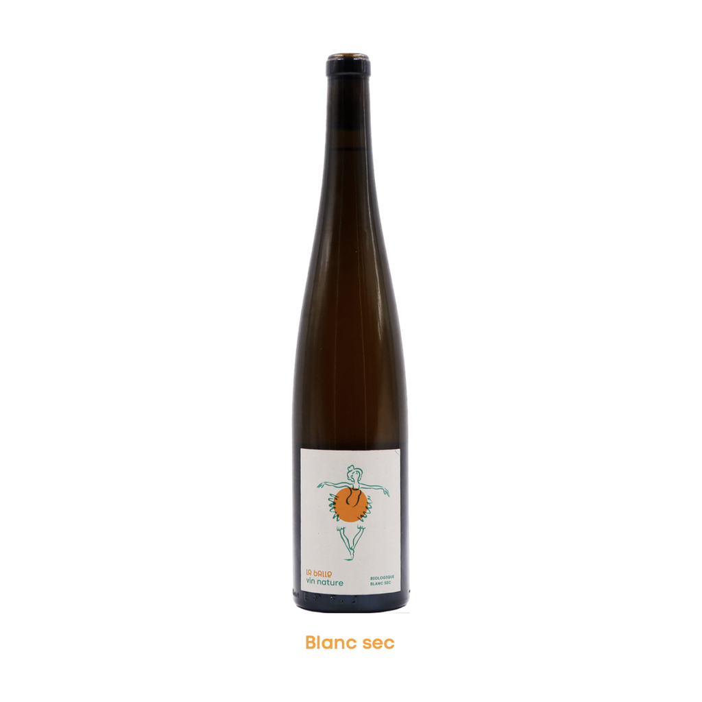 75cl - Vin nature blanc La Ballerine bio (réemploi) - La Balle