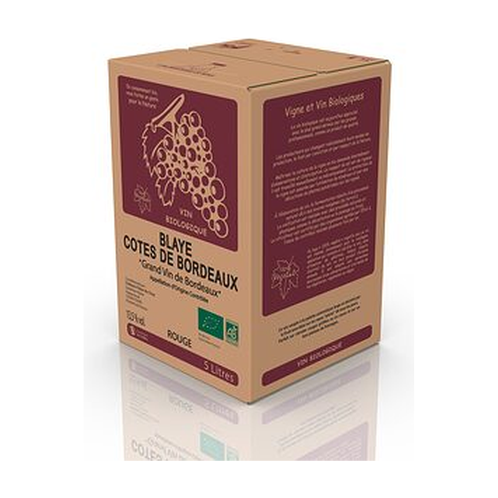 [VR-BDXBLA-LCB5L] 5l - AOC Bordeaux Côtes de Blaye rouge bio - Patrick Pouvreau