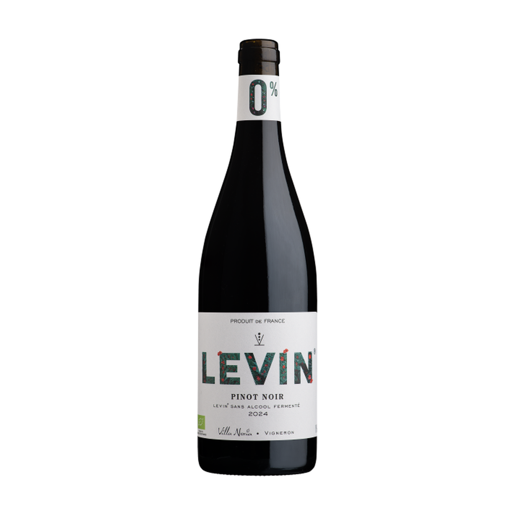 75cl - Vin SANS ALCOOL rouge Pinot Noir LeVin bio (réemploi) - Villa Noria