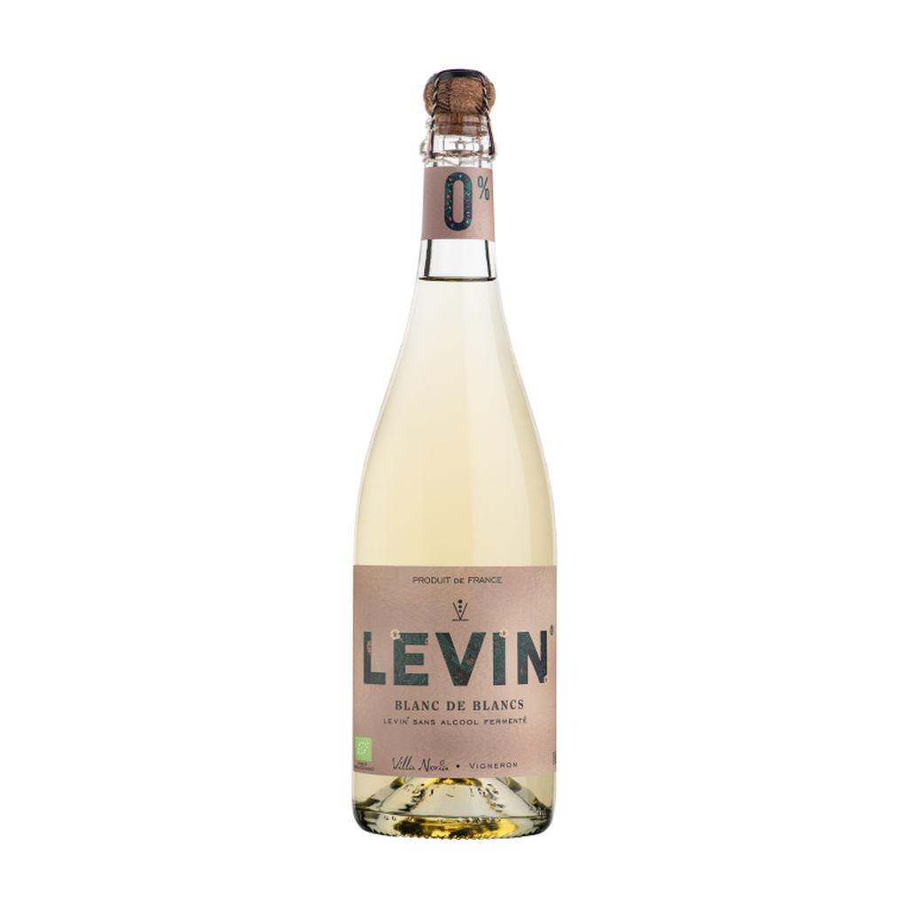 75cl - Vin SANS ALCOOL pétillant Blanc de Blanc LeVin bio (réemploi) - Villa Noria