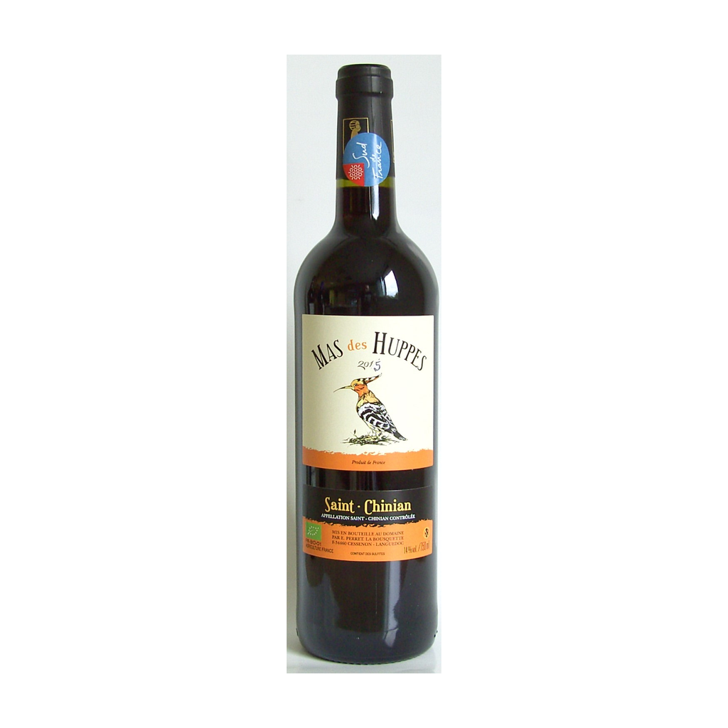75cl - AOP St Chinian rouge bio - Mas des Huppes