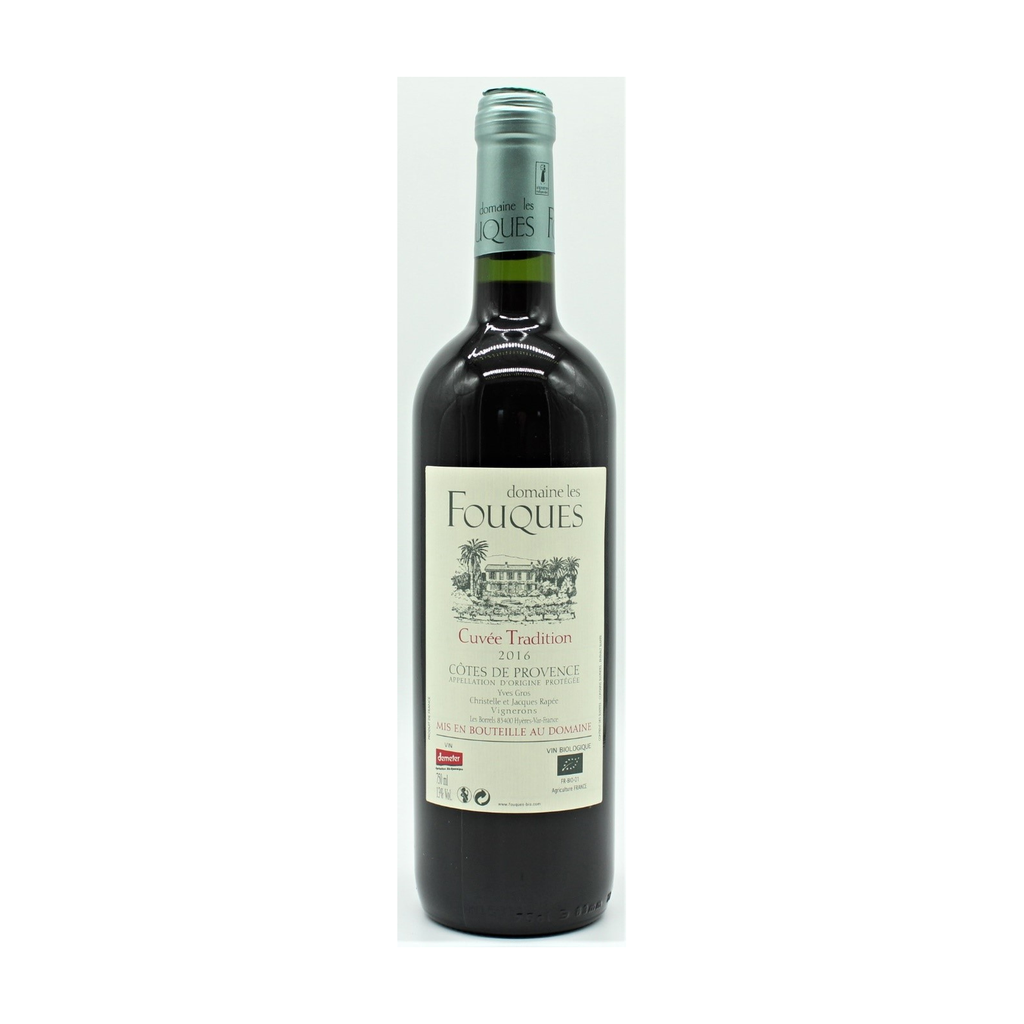 75cl - AOC Côtes de Provence rouge Demeter bio - Domaine Les Fouques