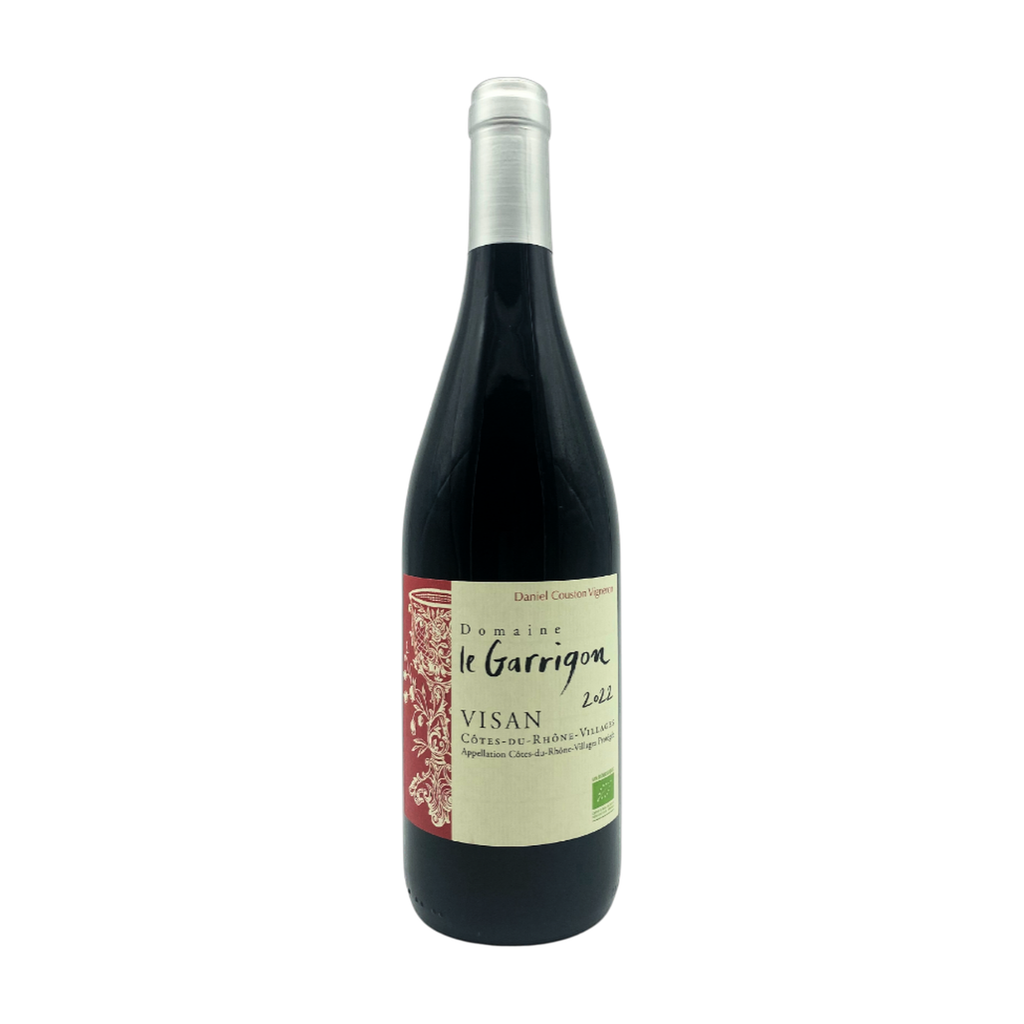 75cl - AOC Visan village rouge vegan bio - Le Garrigon