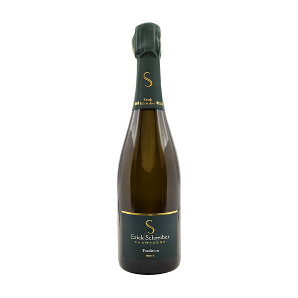 [VP-CHP-SCHREIBTR75] 75cl - AOC Champagne brut Tradition Demeter bio - Erick Schreiber