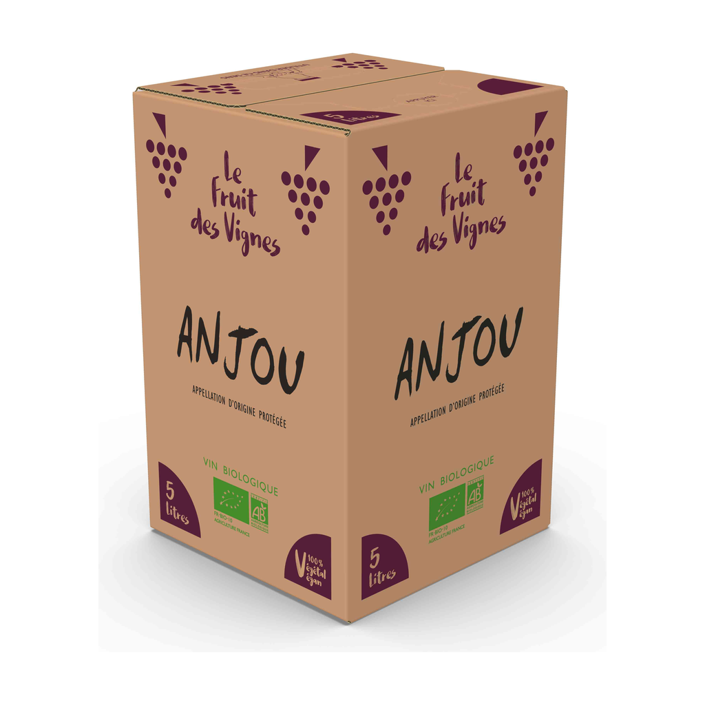 [VR-4922F] 5l - AOP Anjou Rouge bio - Le Fruit des Vignes