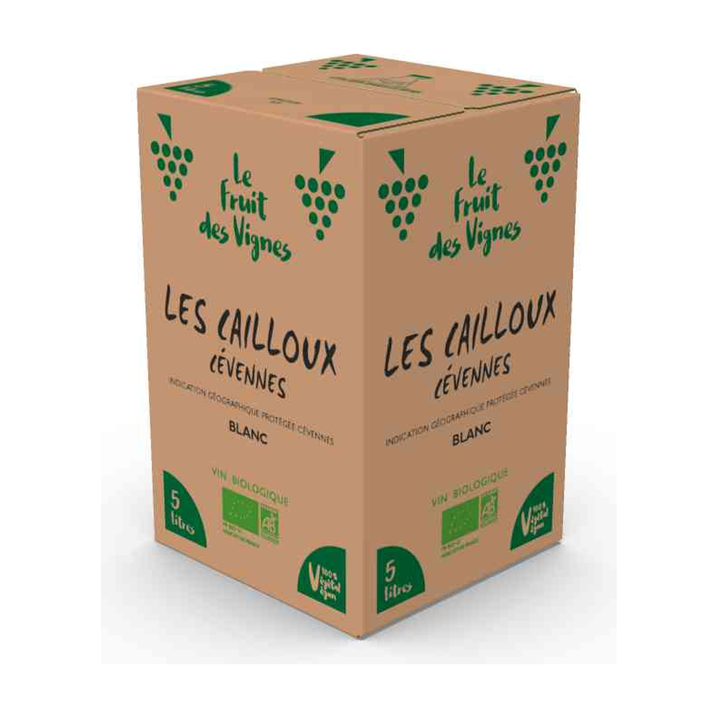 [VB-3012F] 5l - IGP Cévennes Blanc bio - Les Cailloux