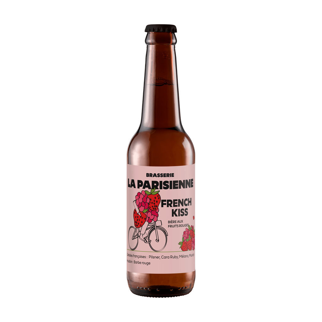 [PAR-FKISS33] 33cl - La French Kiss - Bière aux fruits rouges 5° bio (réemploi) - Brasserie La Parisienne