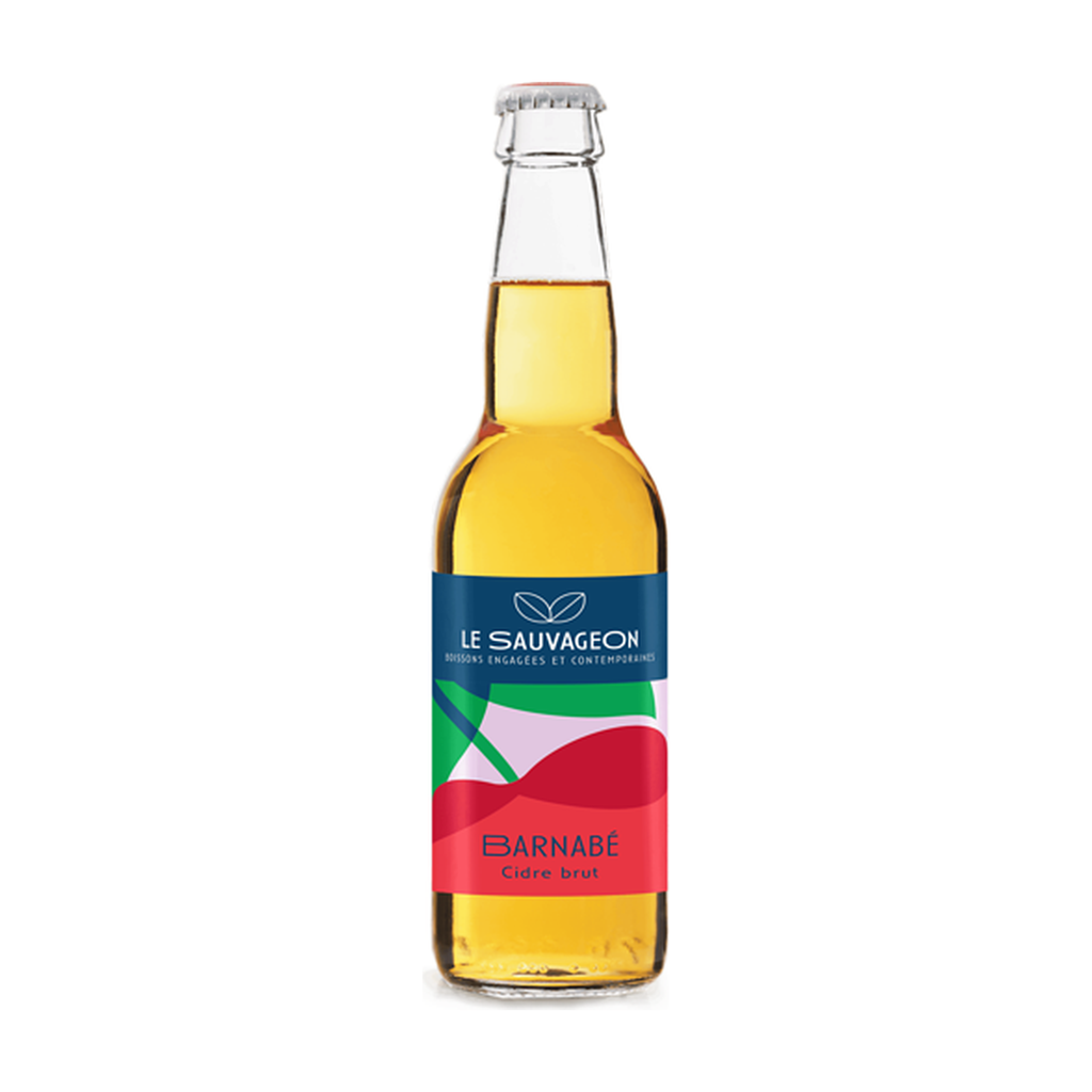 [PAR-BAR33] 33cl - Cidre brut Première Presse (ex Barnabé) bio (réemploi) - Le Sauvageon