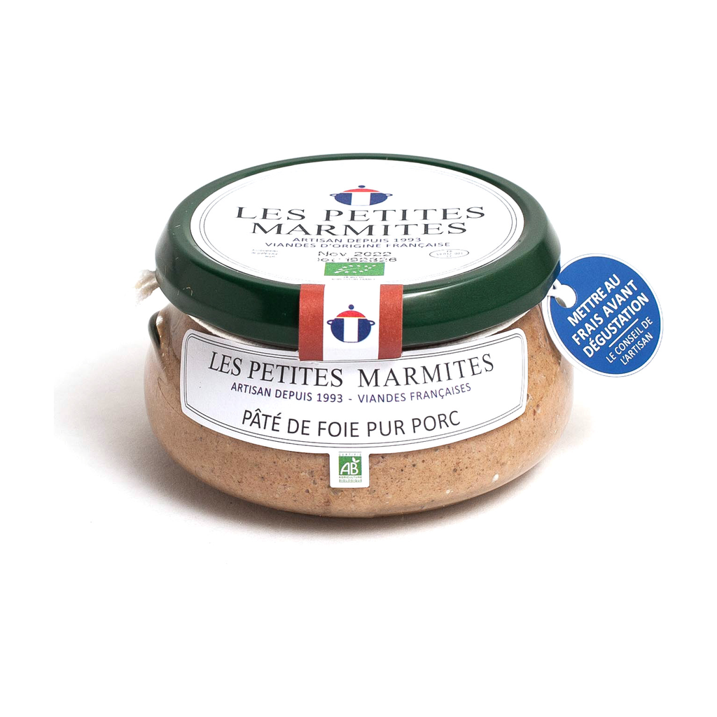 150g - Pâté de foie pur porc bio (réemploi) - Les Petites Marmites