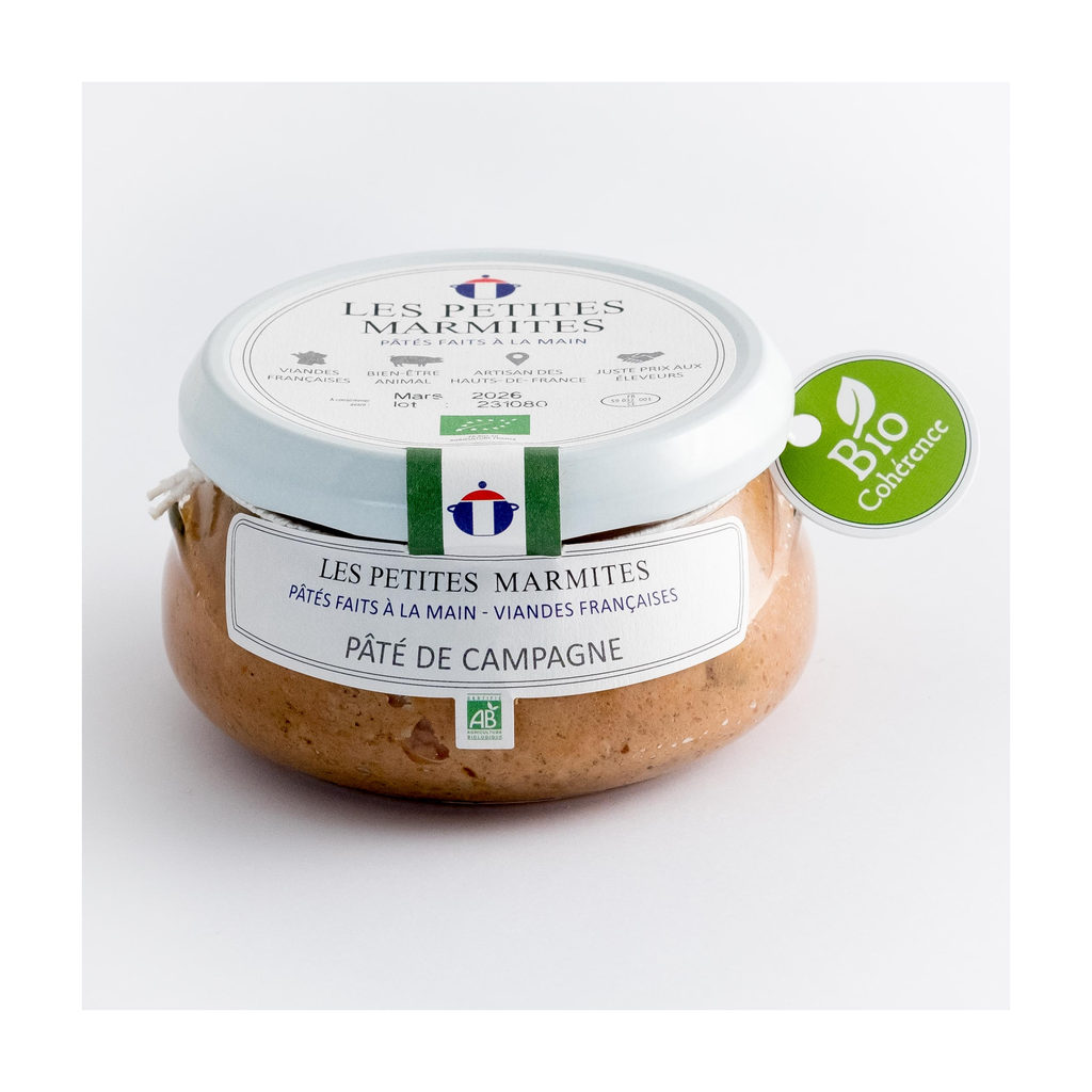 150g - Pâté de campagne bio (réemploi) - Les Petites Marmites