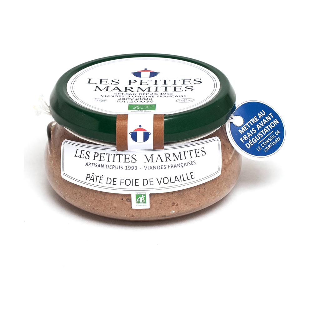 150g - Pâté de foie de volaille bio (réemploi) - Les Petites Marmites
