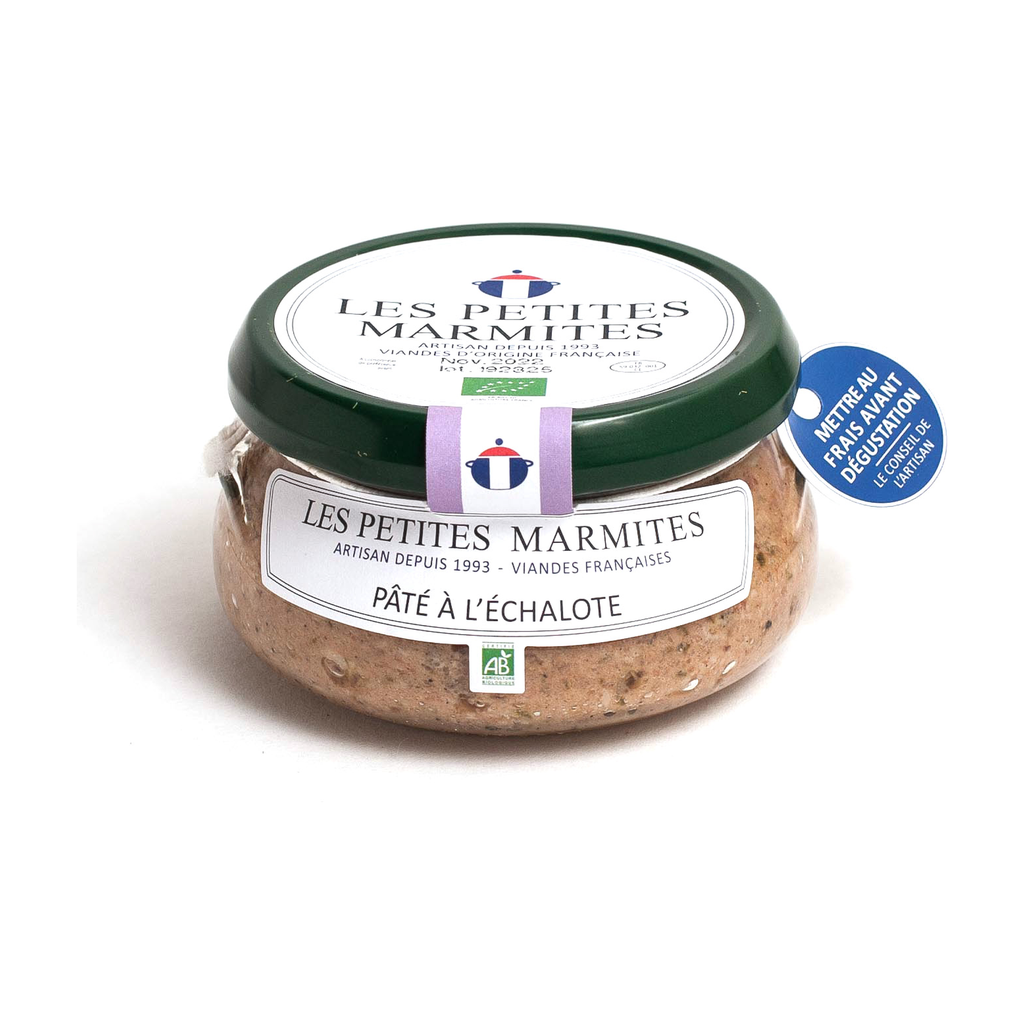 150g - Pâté à l'échalote bio (réemploi) - Les Petites Marmites