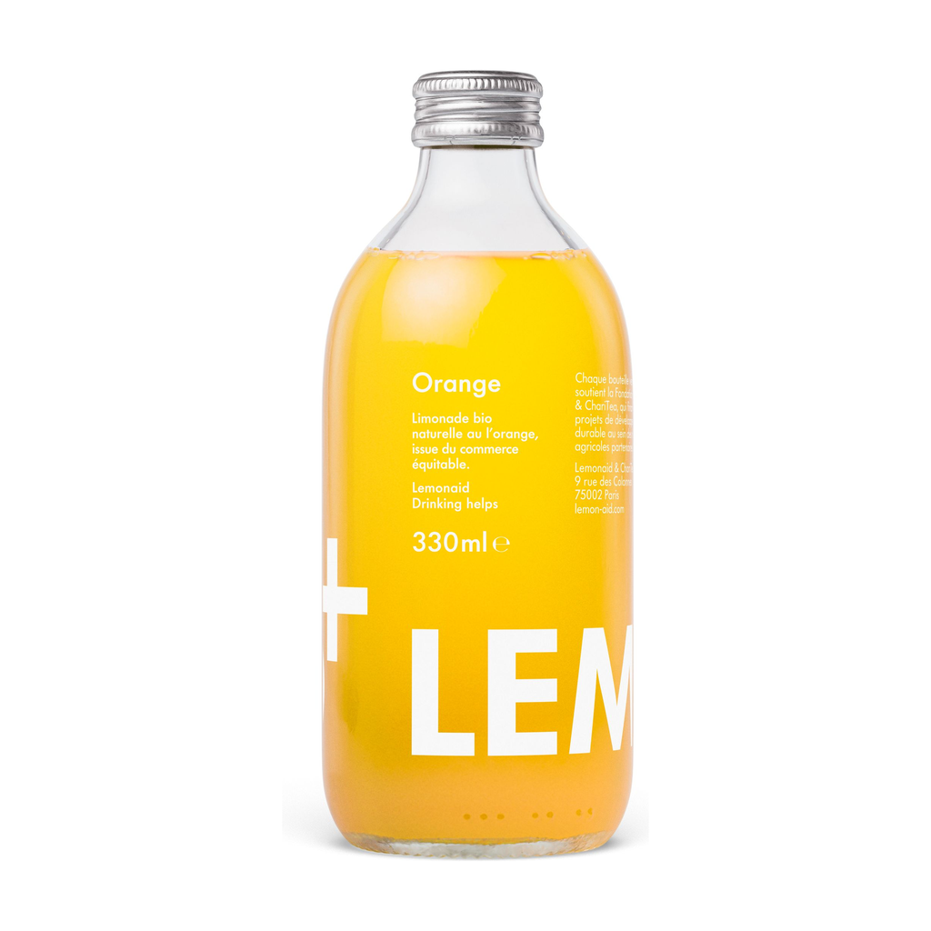 33cl - Lemonaid Orange bio (verre perdu) - Lemonaid/Charitea