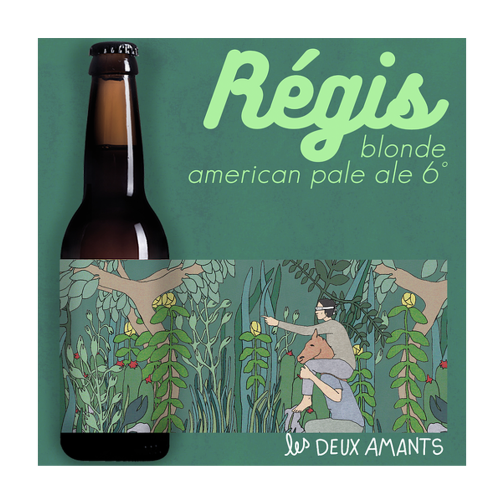 [2A-REGIS75] 75cl - Régis - Blonde american pale ale 6° bio (réemploi) - Les 2 Amants