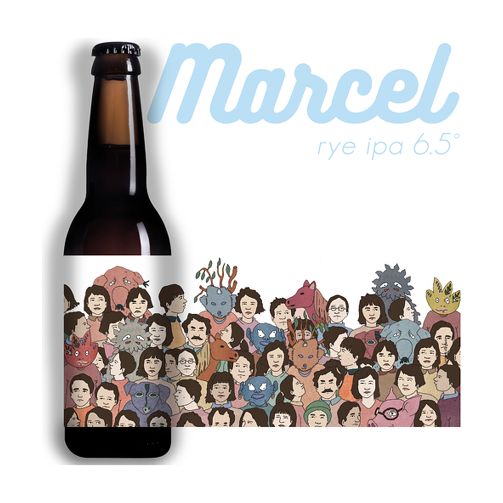 [2A-MARCEL75] 75cl - Marcel - IPA 6,5° bio (réemploi) - Les 2 Amants