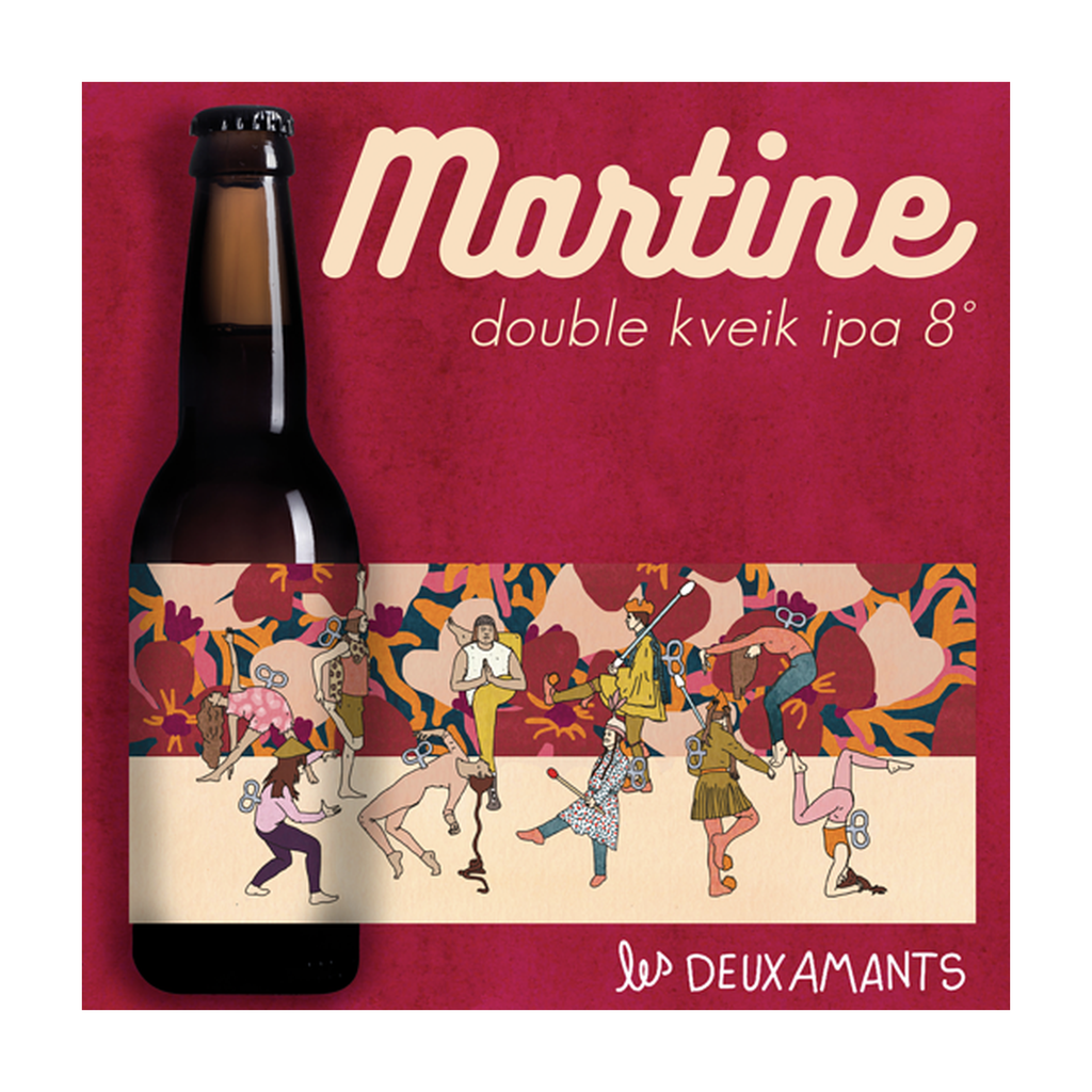 [2A-MARTINE75] 75cl - Martine - Double kveik IPA 8° bio (réemploi) - Les 2 Amants