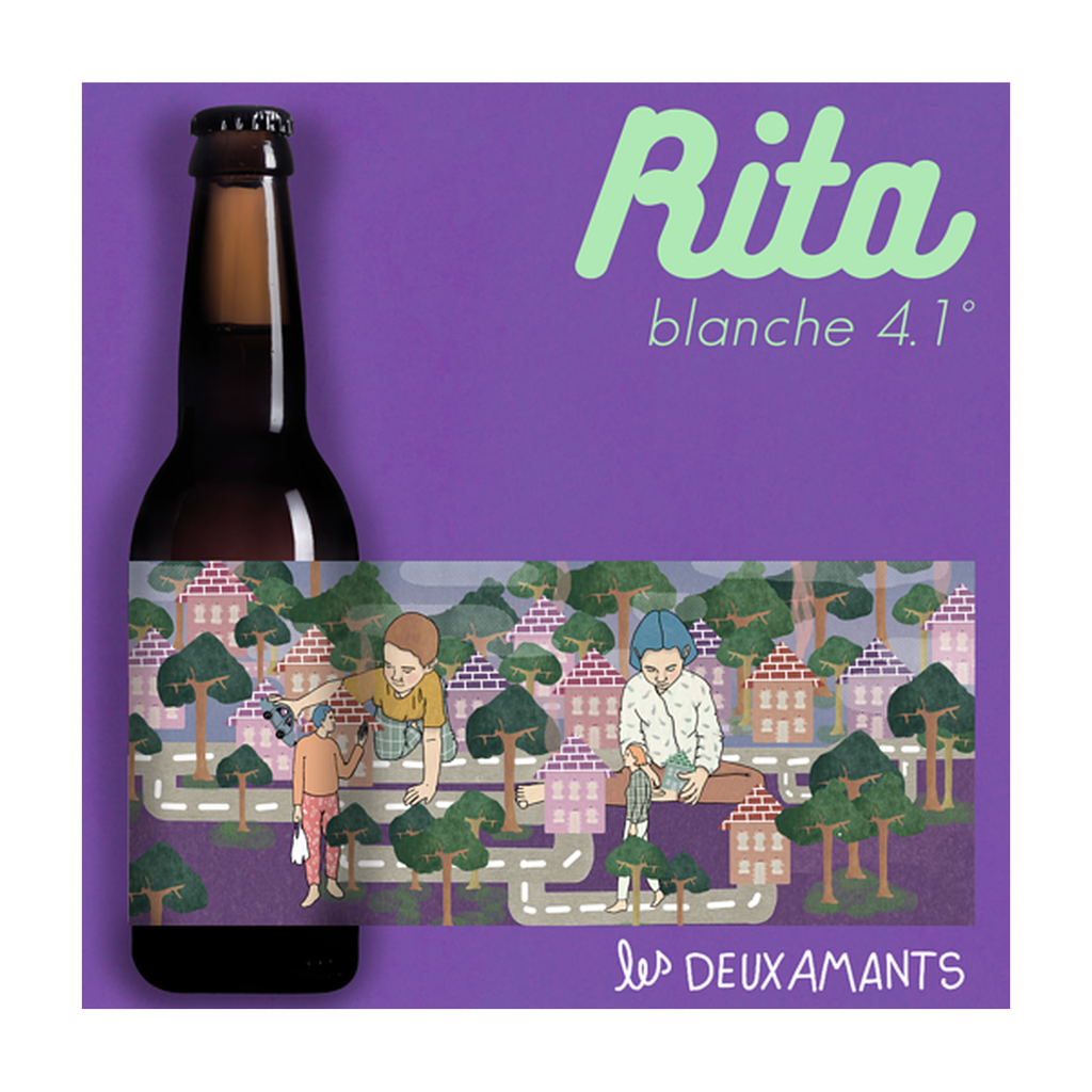 [2A-RITA75] 75cl - Rita -  Blanche 4,1° bio (réemploi) - Les 2 Amants