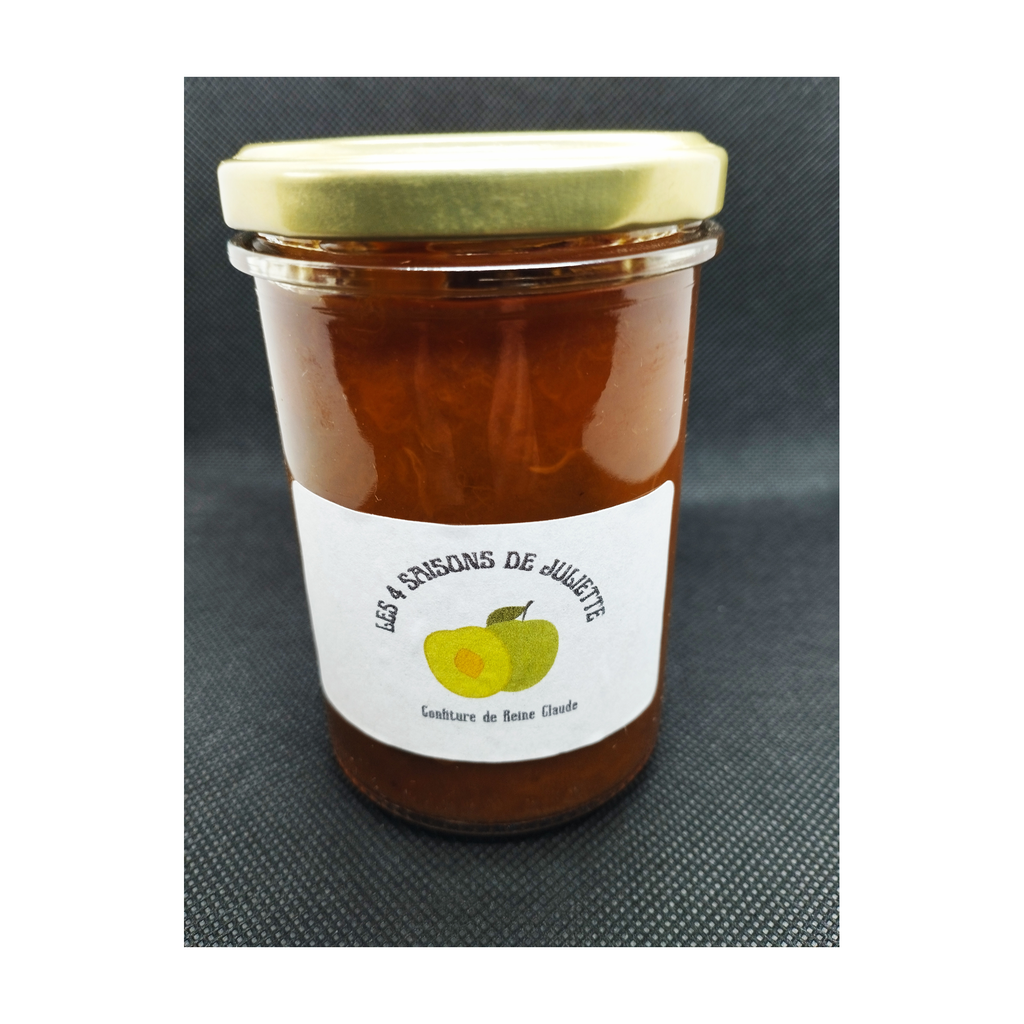 [4S-CFRC240] 240g - Confiture de Reine Claude bio - Les 4 Saisons de Juliette