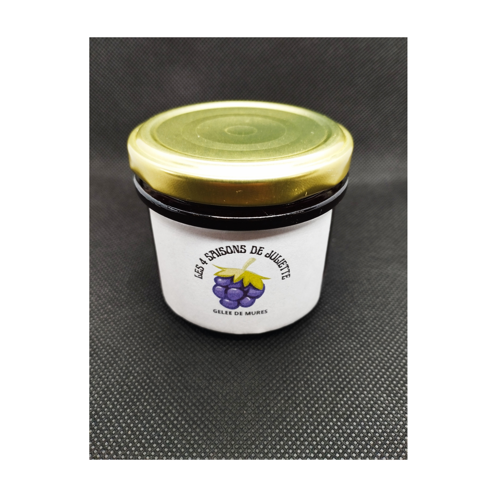 [4S-CFCASS130] 130g - Gelée de Cassis bio - Les 4 Saisons de Juliette