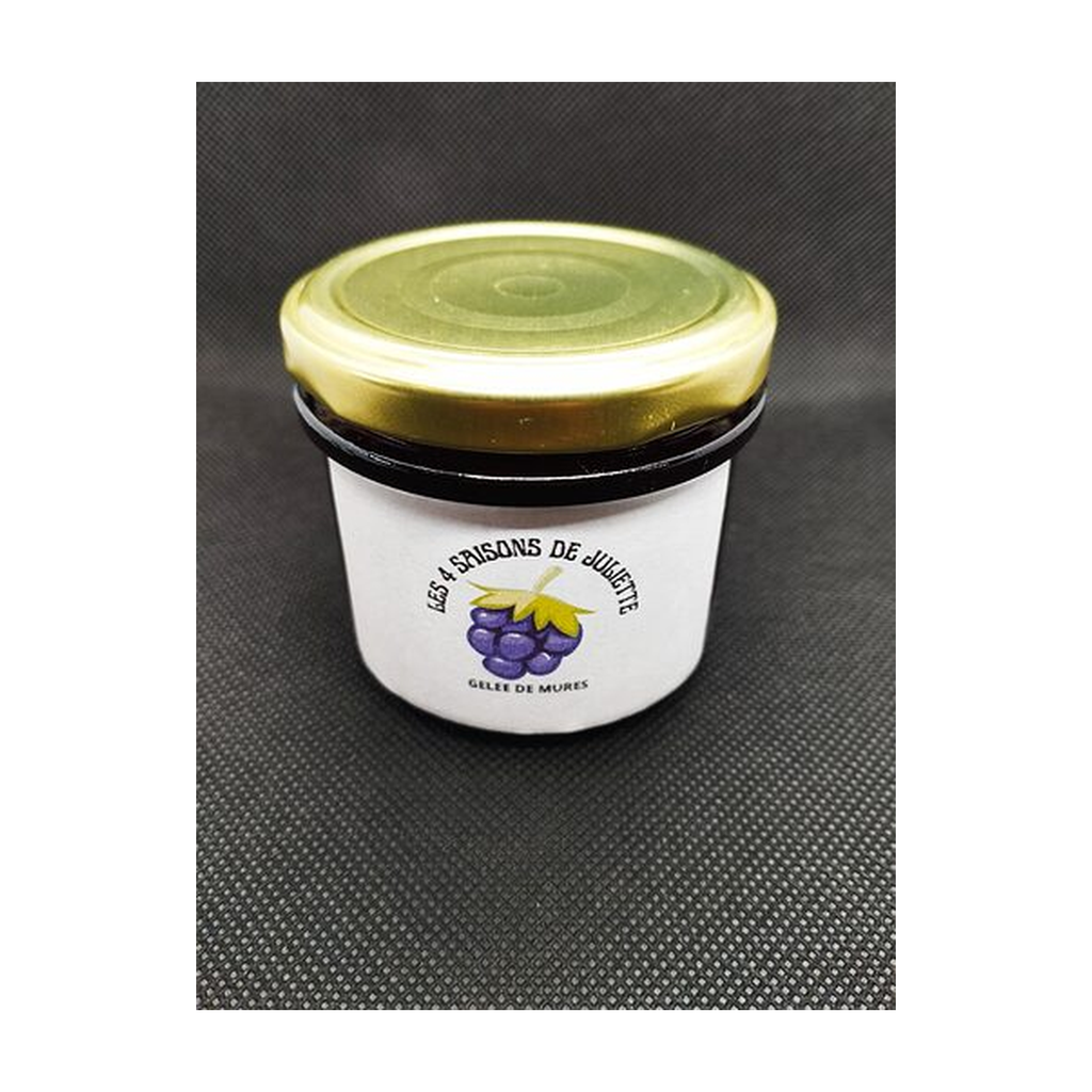 [4S-CFMURE130] 130g - Gelée de Mûres bio - Les 4 Saisons de Juliette