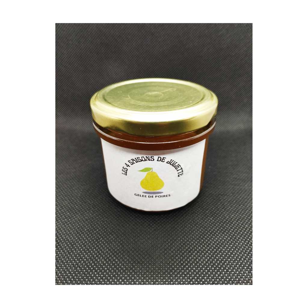 [4S-CFPOIR130] 130g - Gelée de Poires bio - Les 4 Saisons de Juliette