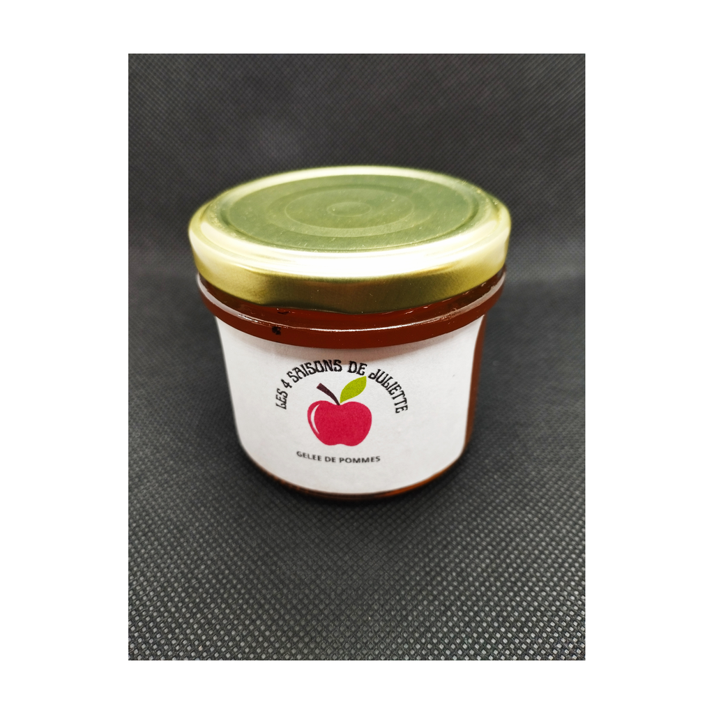 [4S-CFPOMM130] 130g - Gelée de Pommes bio - Les 4 Saisons de Juliette