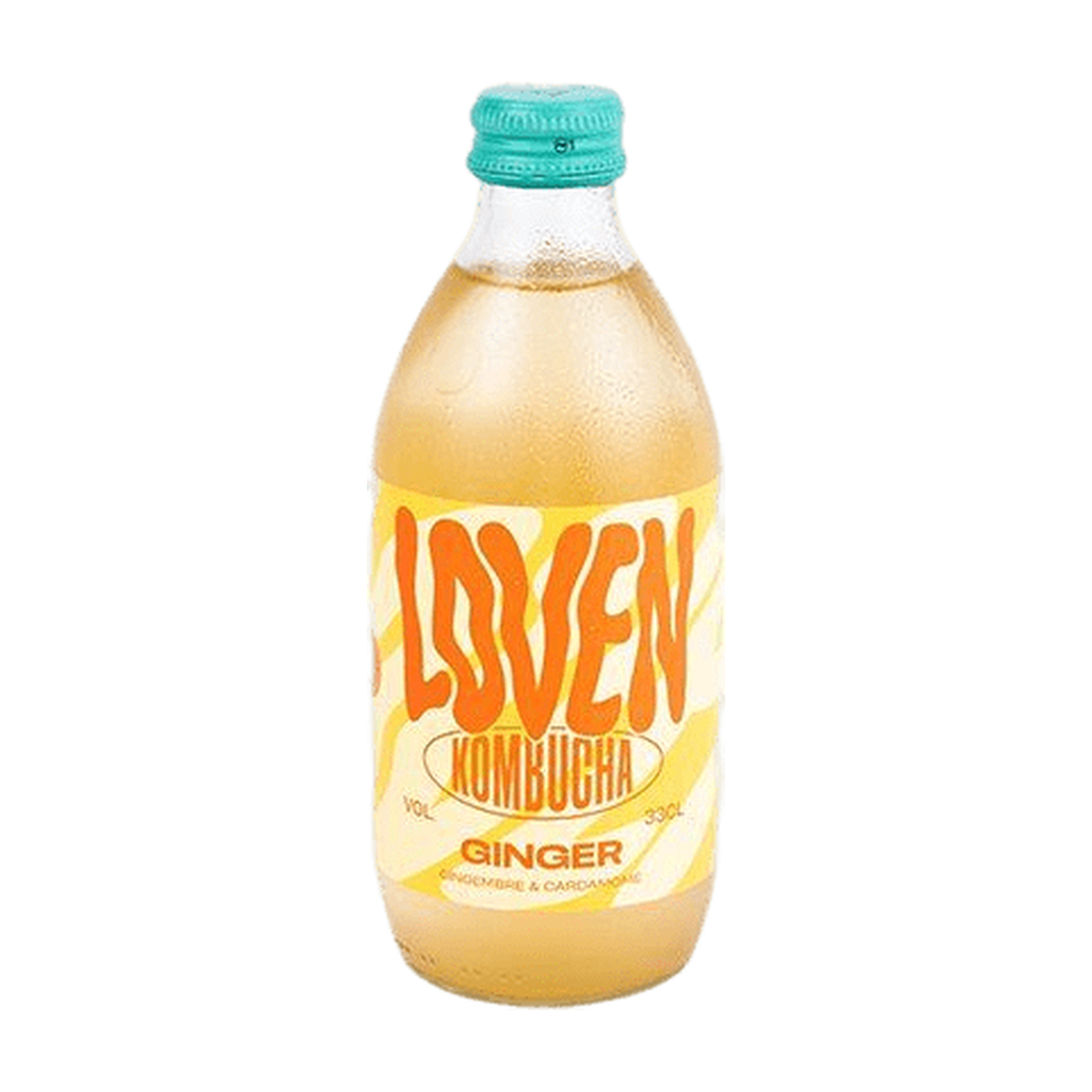 [IN-KOMGP33] 33cl - Kombucha Ginger Power bio - Loven Kombuchas