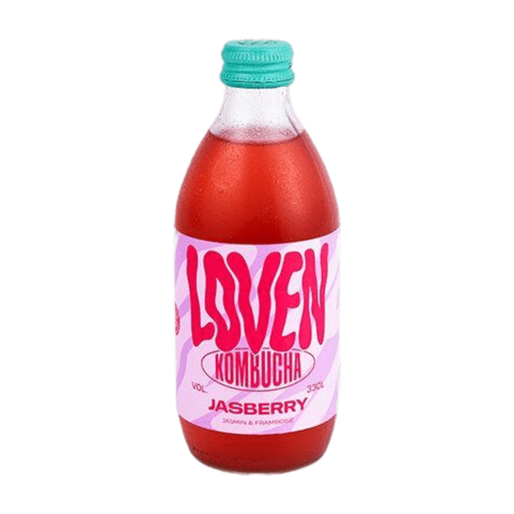 33cl - Kombucha Jasberry (Jasmin-Framboise) bio - Loven Kombuchas