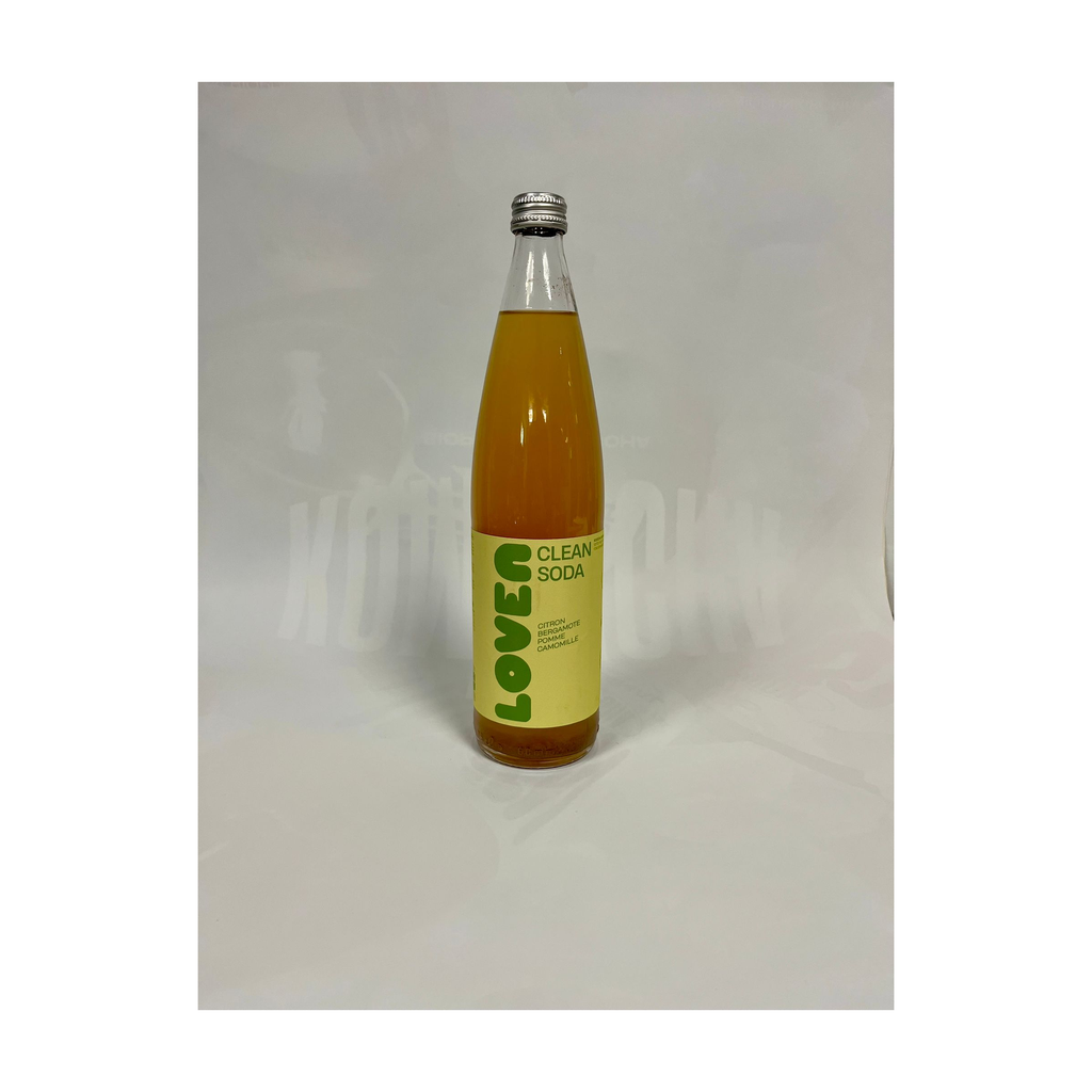 75cl - Loven Clean Soda Bergamote-Citron bio Bouteille verre (réemploi) - Loven crew