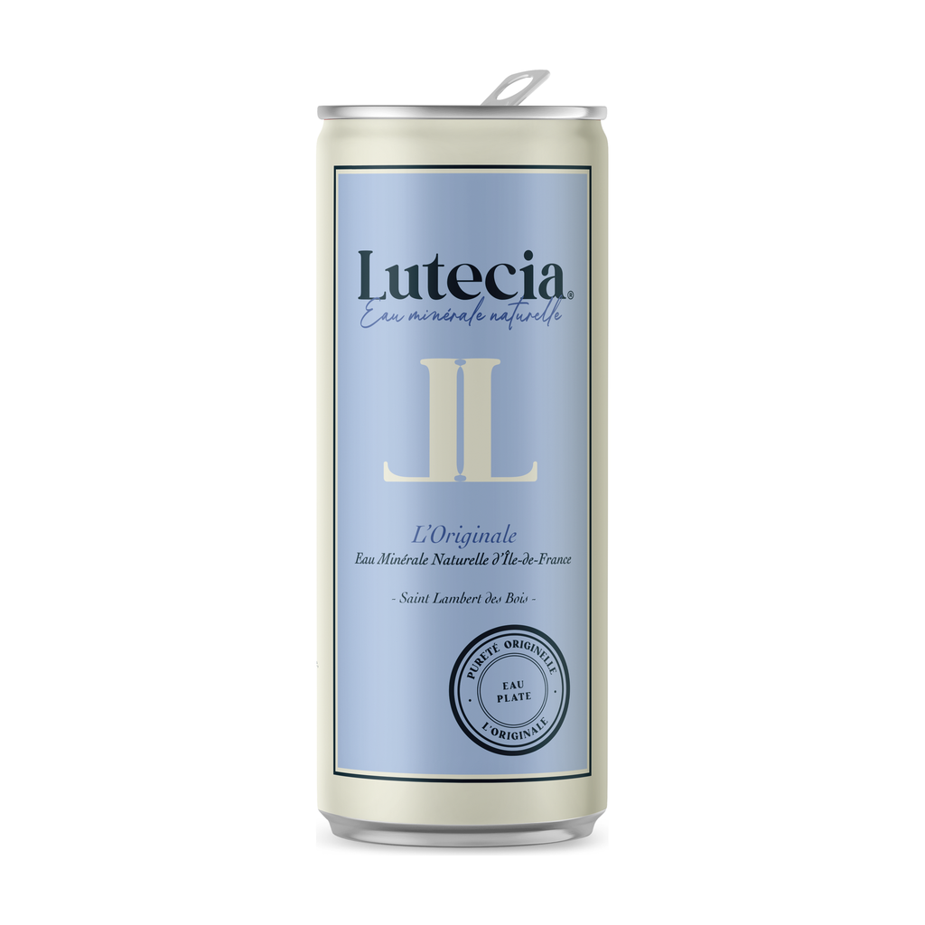 [LT-PLAT33] 33cl - Eau plate L'Originale (canette alu) - Lutecia