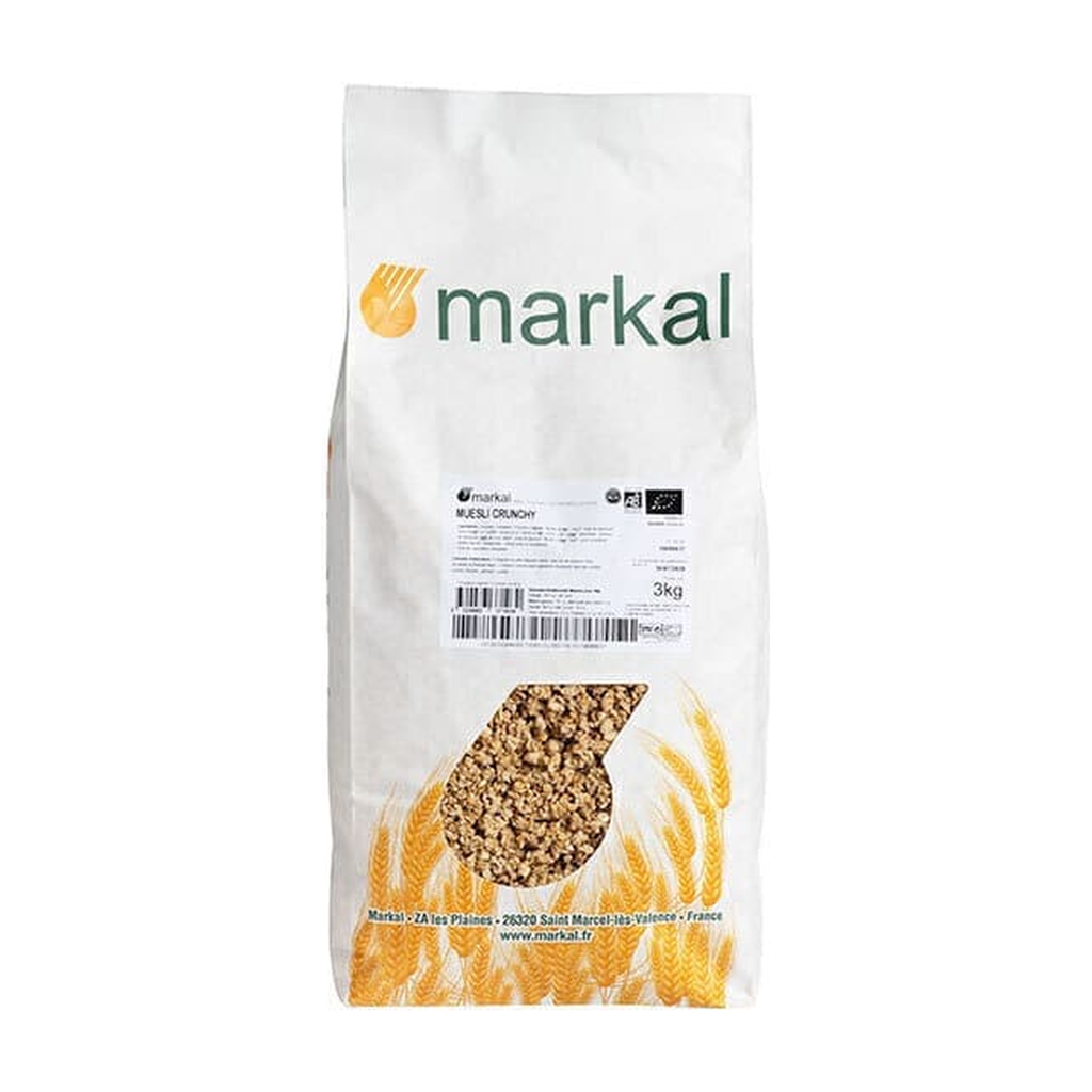 [MK-MUECS3KG] 3kg - Muesli crunchy bio - Markal