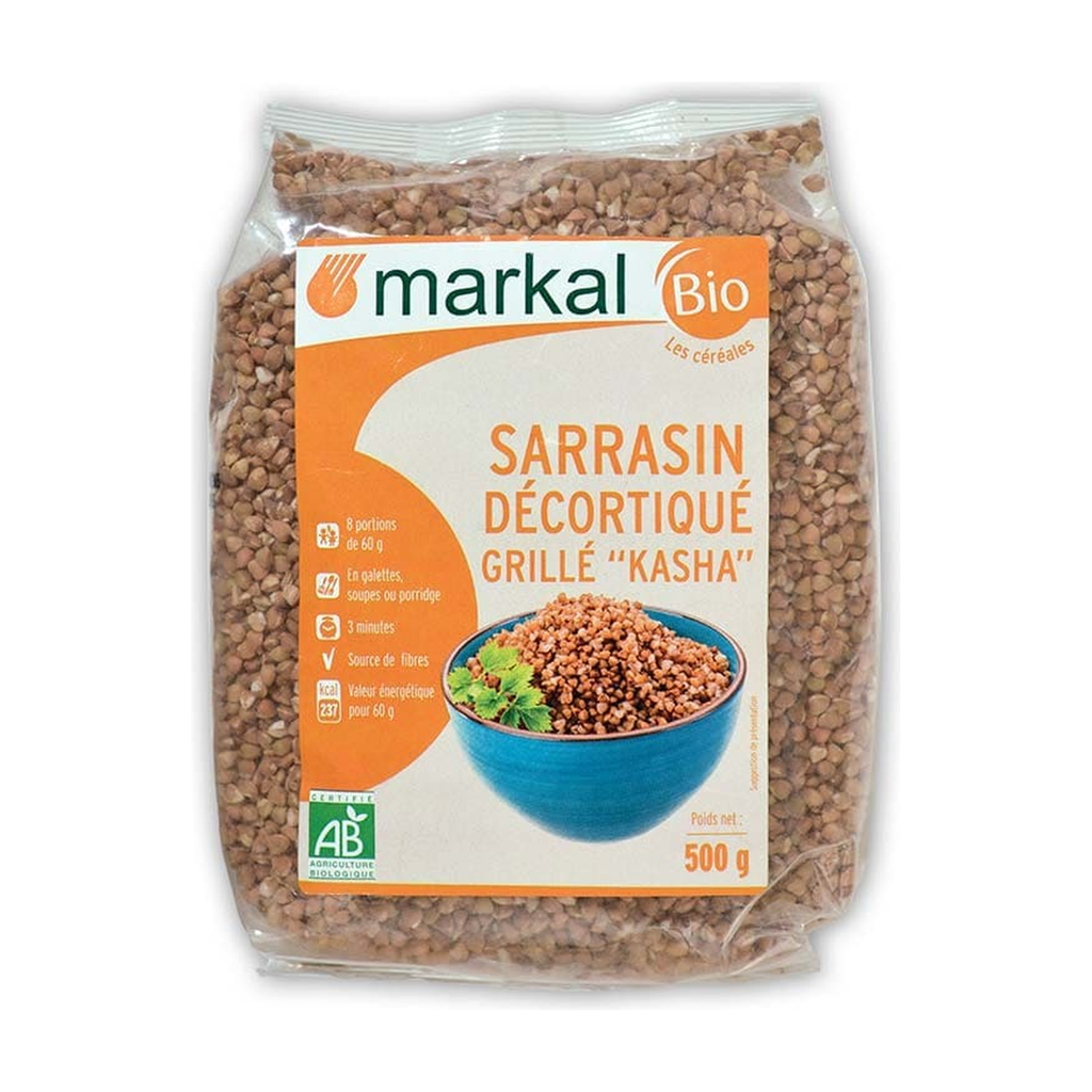 [MK-SARGKC500] 500g - Sarrasin décortiqué grillé 'Kasha' bio - Markal