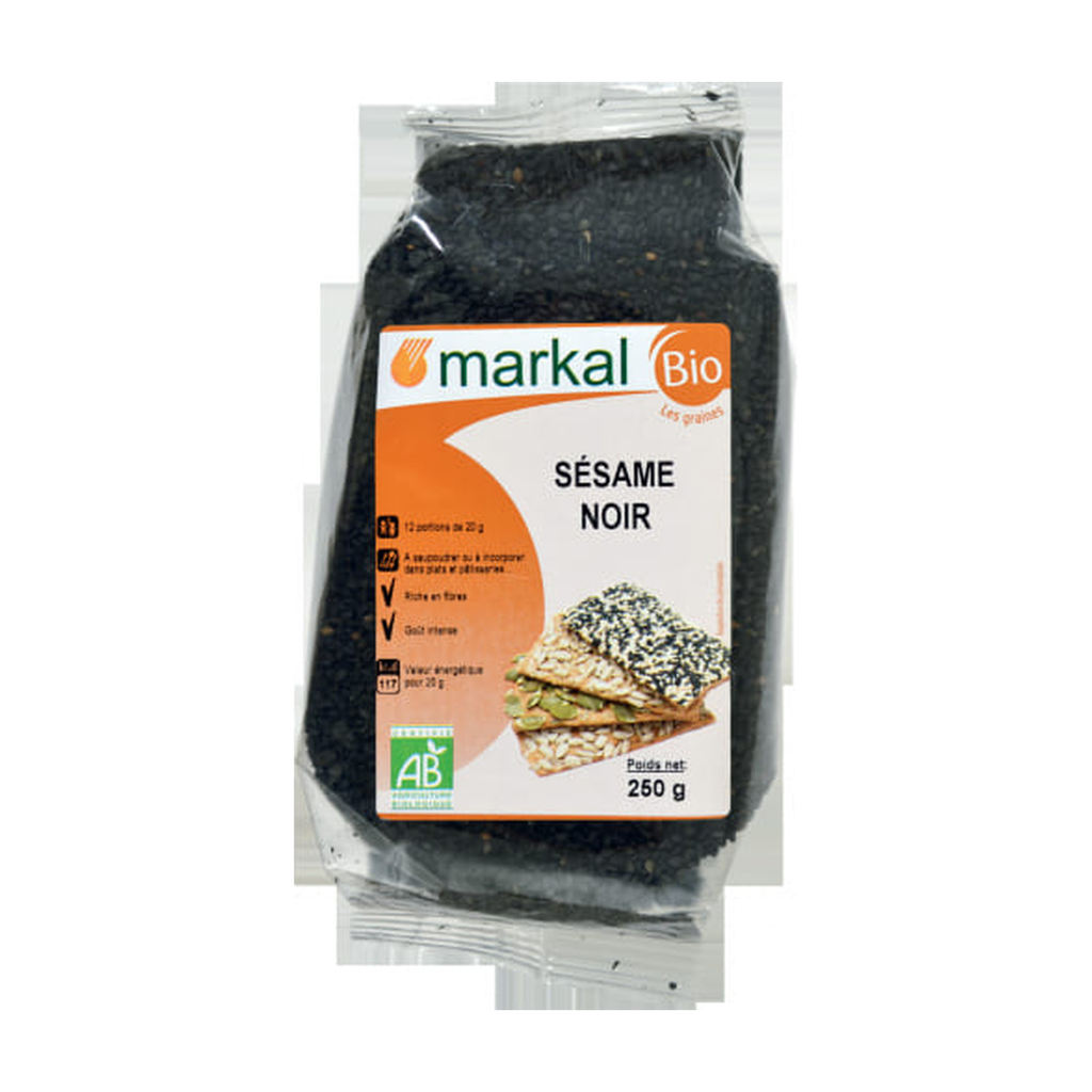 [MK-SESNC250] 250g - Sésame noir bio - Markal