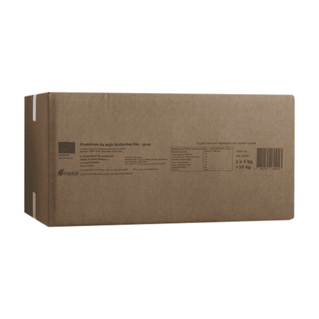 [MK-PROSFS10KG] 10kg - Protéines de soja - petits morceaux bio - Markal