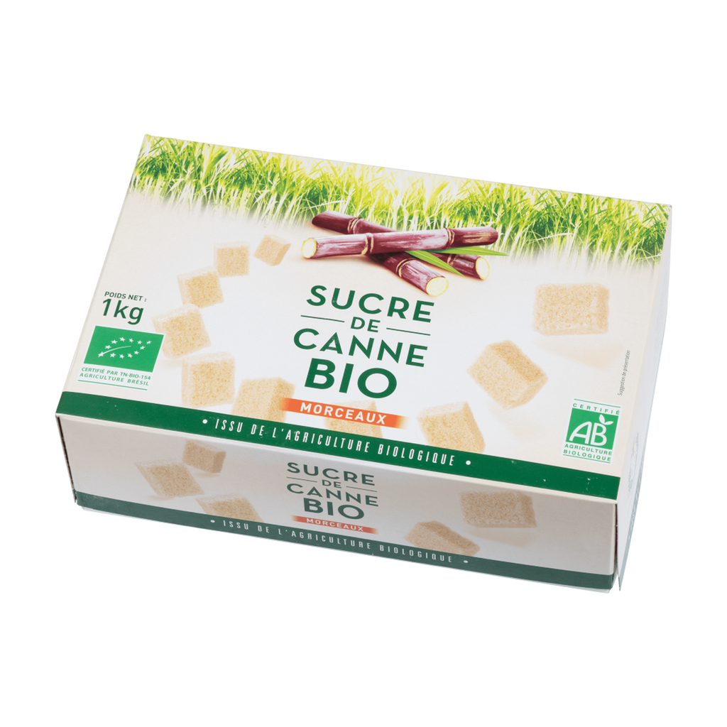 [MK-SUCMOR1KG] 1kg - Sucre de canne complet en morceaux bio - Markal